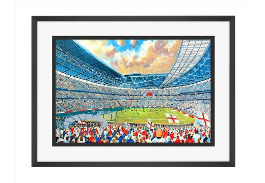 Wembley Stadium Fine Art Print - England Football Wembley Stadium Fine Art Print - England Football